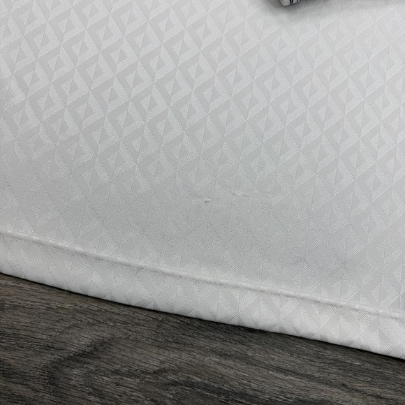 Levis SilverTab Shirt Mens Large White Jacquard All Over 90s Skater Y2K Vintage - Picture 12 of 14